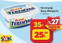 TEREMYAĞ KASE MARGARİN 250 G